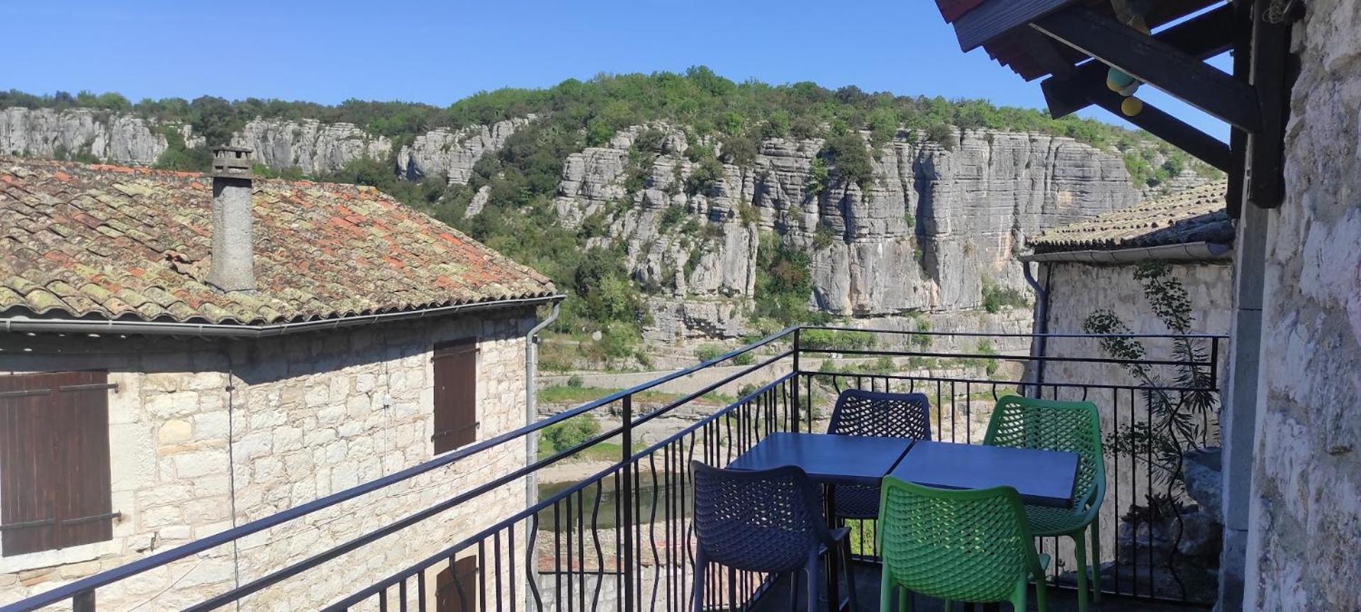 maison pierre et voûte au cœur du village Balazuc Extérieur photo