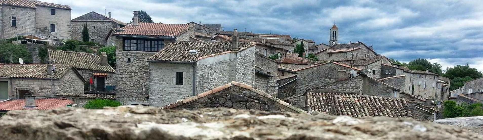 maison pierre et voûte au cœur du village Balazuc Extérieur photo